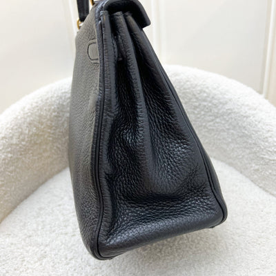 Hermes Kelly 28 in Noir Black Togo Leather and GHW