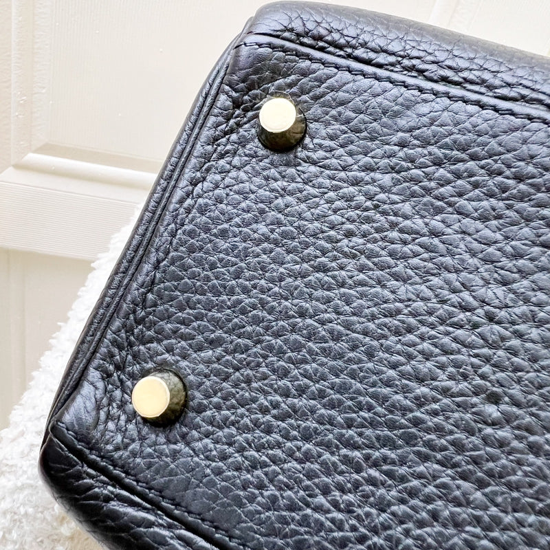 Hermes Kelly 28 in Noir Black Togo Leather and GHW