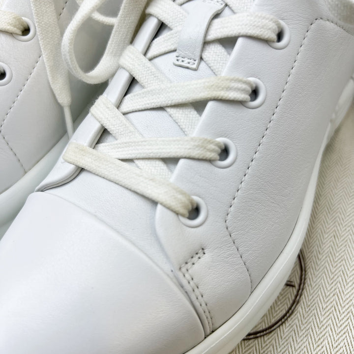 Hermes Happy Sneakers in White Leather Sz 38 – Brands Lover