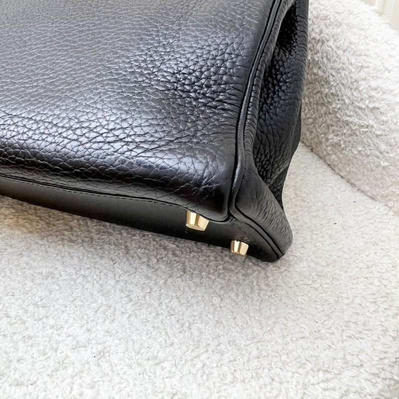 Hermes Kelly 28 in Noir Black Togo Leather and GHW