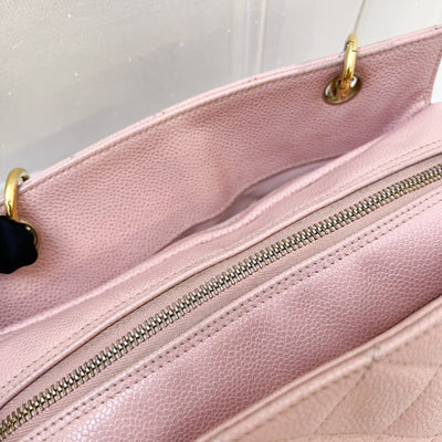 Chanel Vintage Petite Timeless Tote PTT in Sakura Pink Caviar and GHW