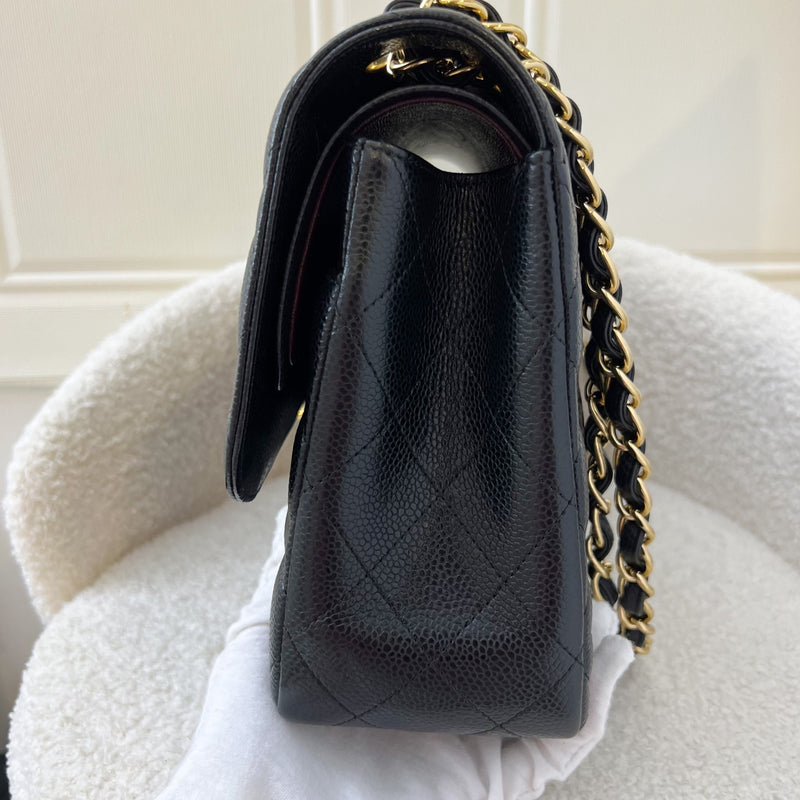 <On Hold> Chanel Jumbo Classic Flap DF in Black Caviar and GHW