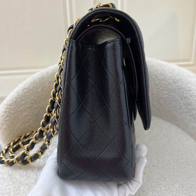 <On Hold> Chanel Jumbo Classic Flap DF in Black Caviar and GHW