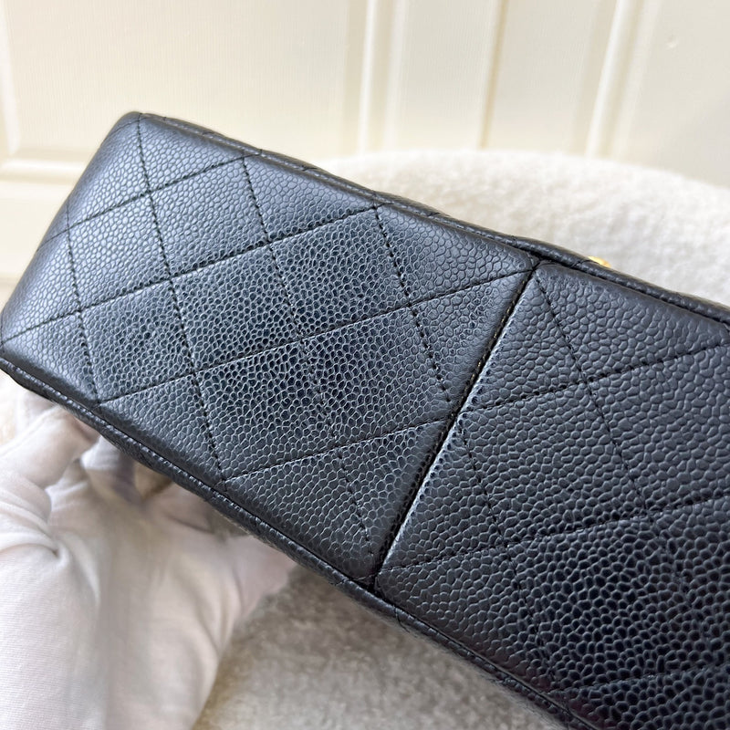 <On Hold> Chanel Jumbo Classic Flap DF in Black Caviar and GHW