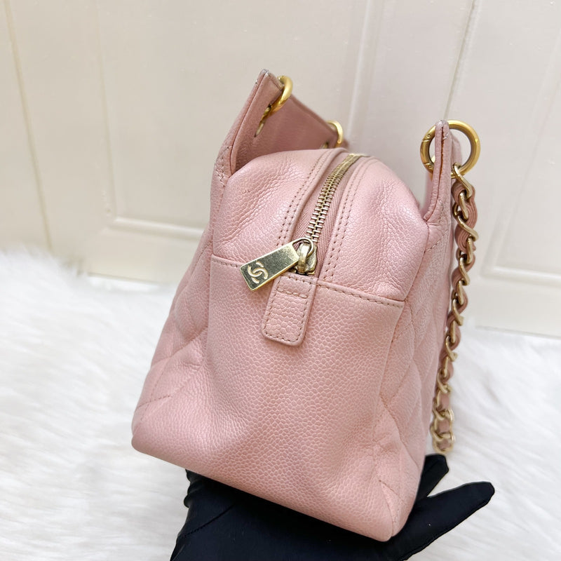 Chanel Vintage Petite Timeless Tote PTT in Sakura Pink Caviar and GHW