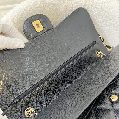 <On Hold> Chanel Jumbo Classic Flap DF in Black Caviar and GHW