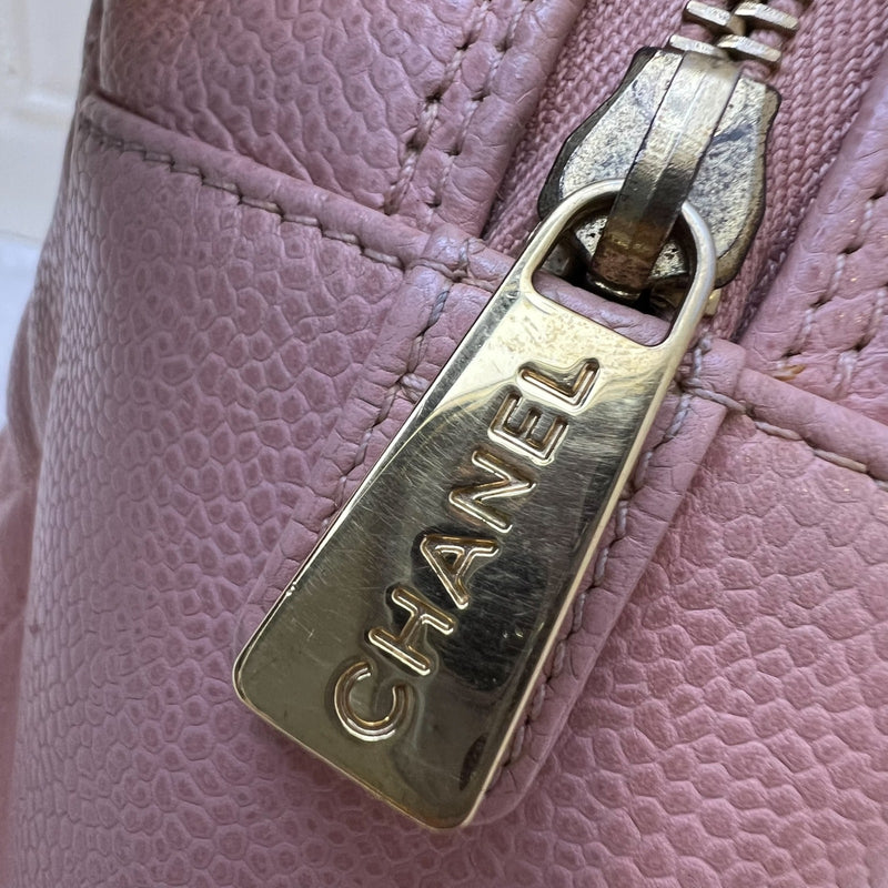 Chanel Vintage Petite Timeless Tote PTT in Sakura Pink Caviar and GHW