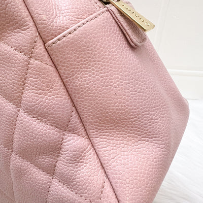 Chanel Vintage Petite Timeless Tote PTT in Sakura Pink Caviar and GHW