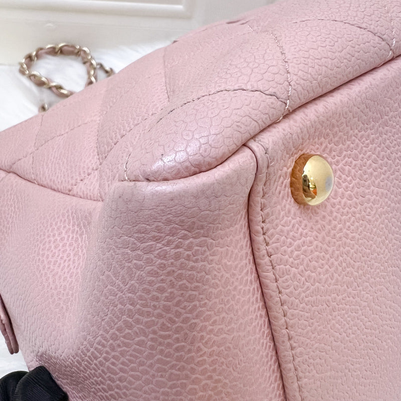 Chanel Vintage Petite Timeless Tote PTT in Sakura Pink Caviar and GHW