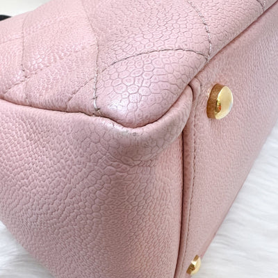 Chanel Vintage Petite Timeless Tote PTT in Sakura Pink Caviar and GHW