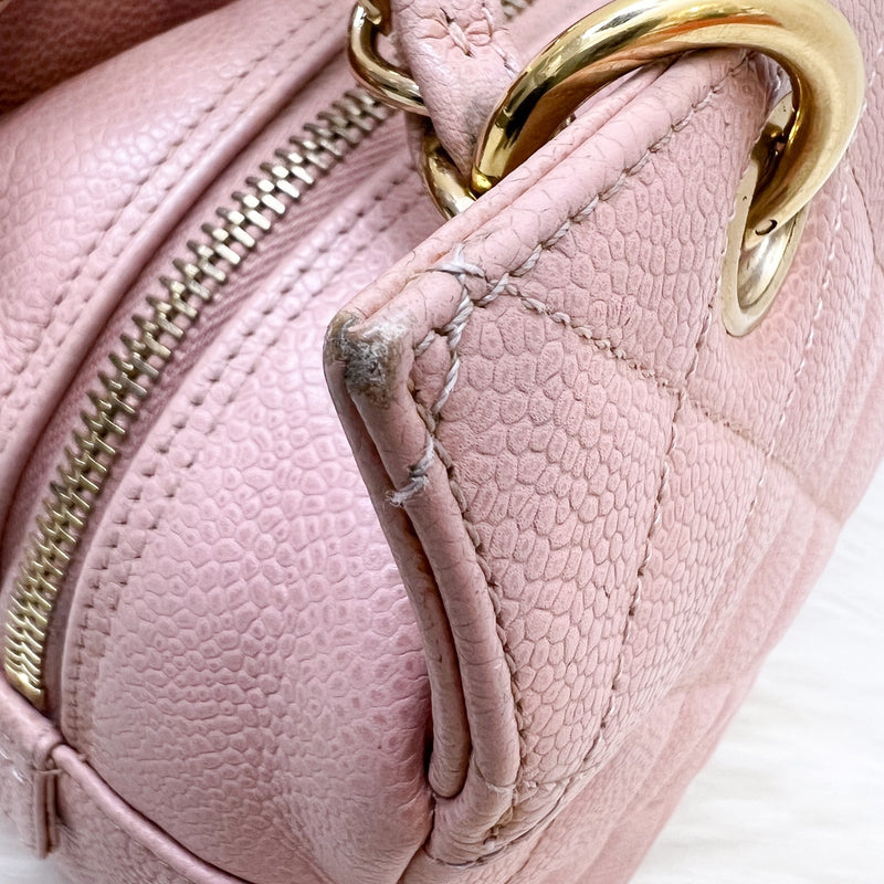 Chanel Vintage Petite Timeless Tote PTT in Sakura Pink Caviar and GHW