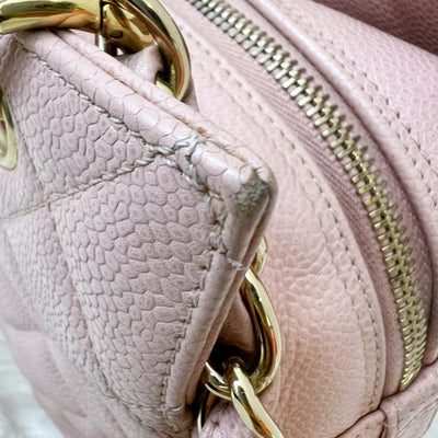 Chanel Vintage Petite Timeless Tote PTT in Sakura Pink Caviar and GHW