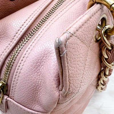 Chanel Vintage Petite Timeless Tote PTT in Sakura Pink Caviar and GHW