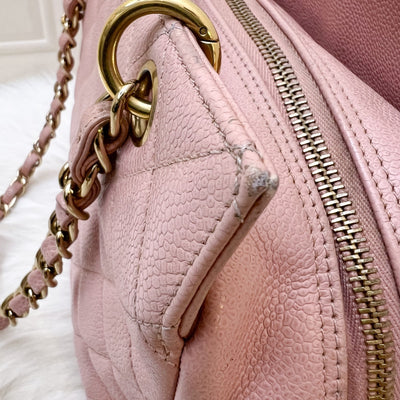 Chanel Vintage Petite Timeless Tote PTT in Sakura Pink Caviar and GHW