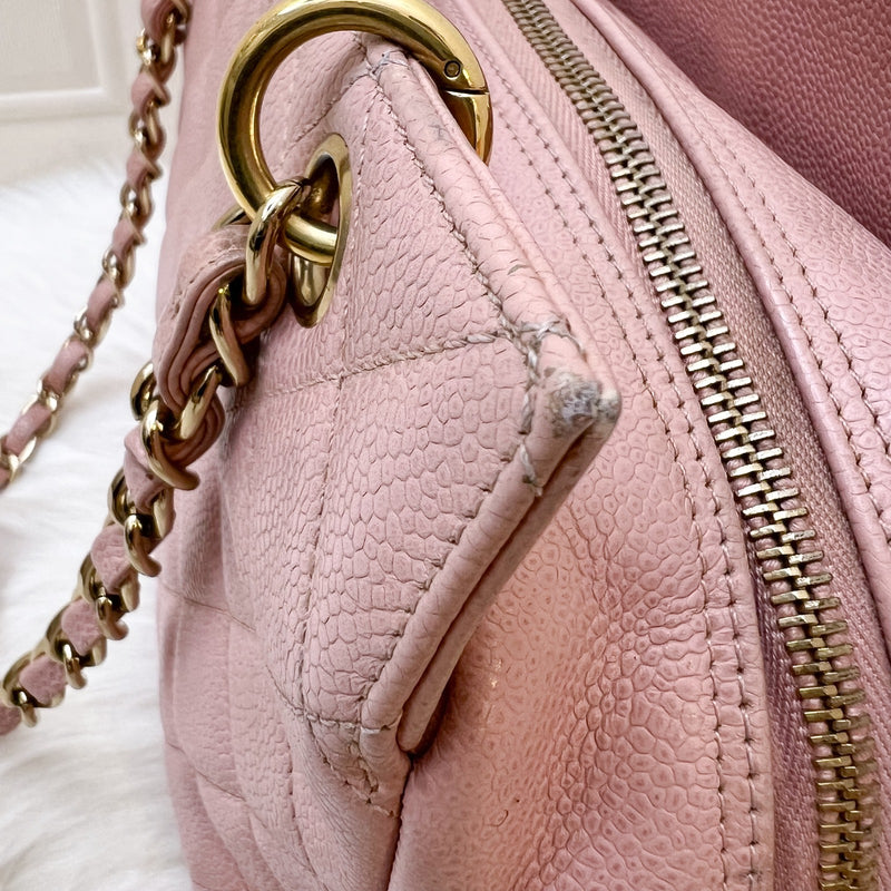 Chanel Vintage Petite Timeless Tote PTT in Sakura Pink Caviar and GHW