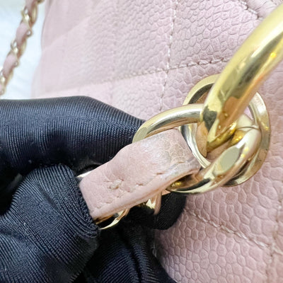 Chanel Vintage Petite Timeless Tote PTT in Sakura Pink Caviar and GHW