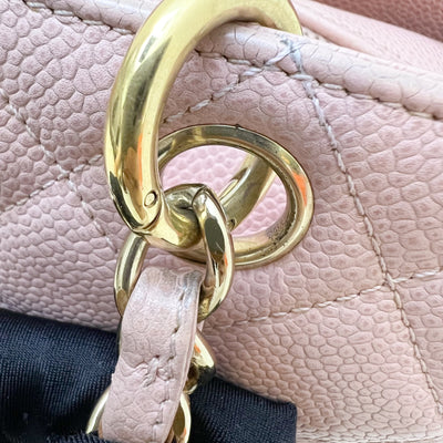 Chanel Vintage Petite Timeless Tote PTT in Sakura Pink Caviar and GHW