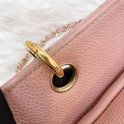 Chanel Vintage Petite Timeless Tote PTT in Sakura Pink Caviar and GHW