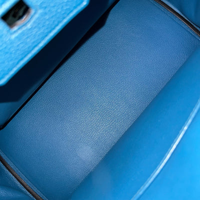 Hermes Birkin 30 in Bleu De Galice Togo Leather and GHW