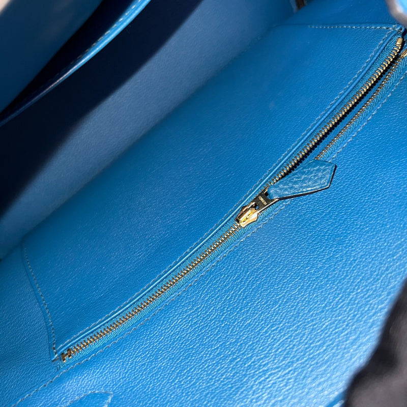 Hermes Birkin 30 in Bleu De Galice Togo Leather and GHW