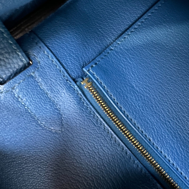 Hermes Birkin 30 in Bleu De Galice Togo Leather and GHW