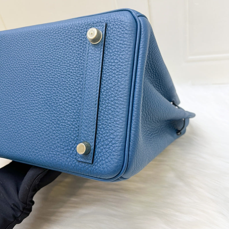 Hermes Birkin 30 in Bleu De Galice Togo Leather and GHW
