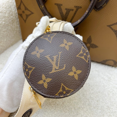 LV Onthego PM in Monogram and Reverse Monogram Canvas and GHW