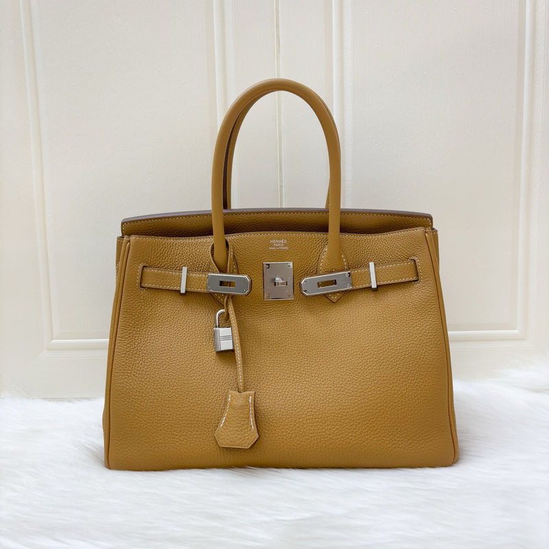 Hermes Birkin 30 in Brown (Likely Natural Sable) Togo Leather and PHW