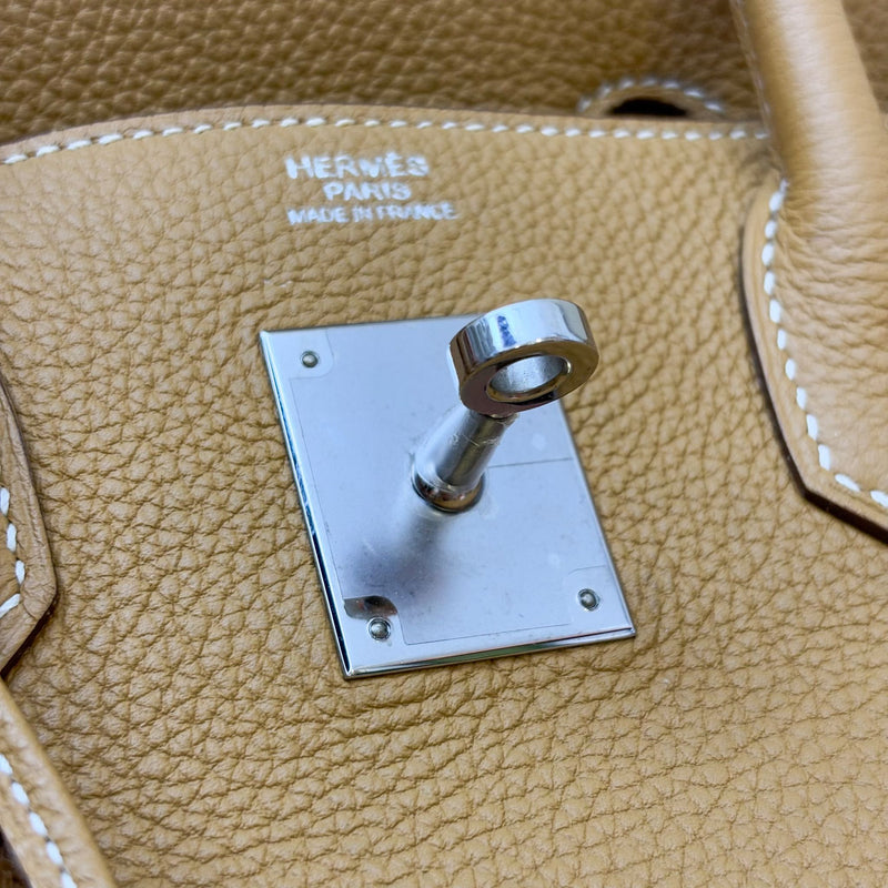 Hermes Birkin 30 in Brown (Likely Natural Sable) Togo Leather and PHW