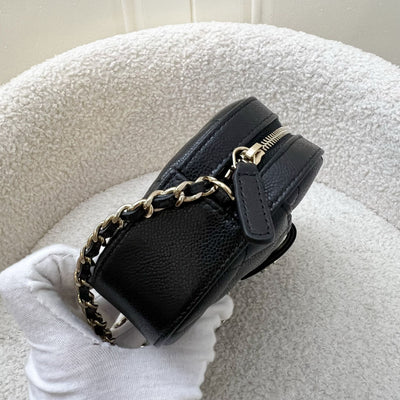 Chanel 24S Mini Camera Bag in Black Caviar and LGHW