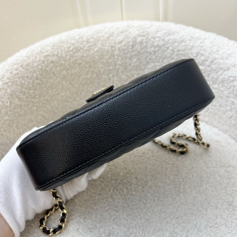 Chanel 24S Mini Camera Bag in Black Caviar and LGHW