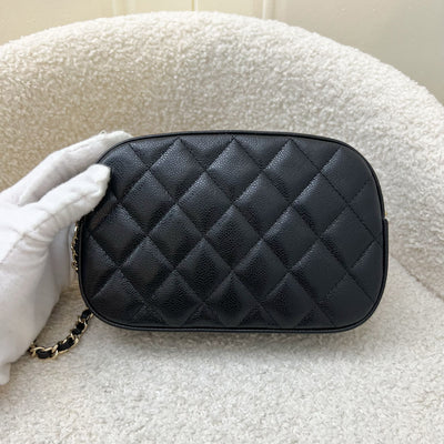 Chanel 24S Mini Camera Bag in Black Caviar and LGHW