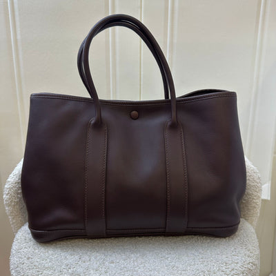 Hermes Garden Party 30 TPM in Havane Swift Leather and PHW