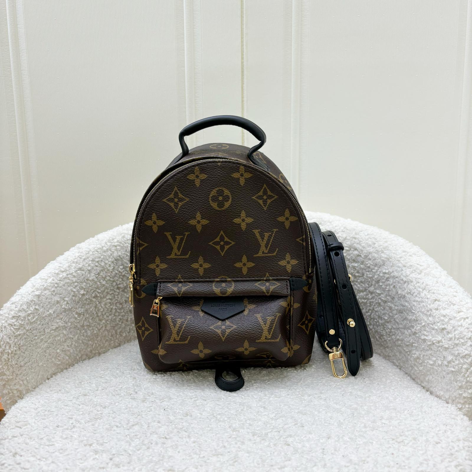 Palm Spring Brand LV Palm Springs Mini Backpack in Monogram Canvas and GHW – Brands Lover