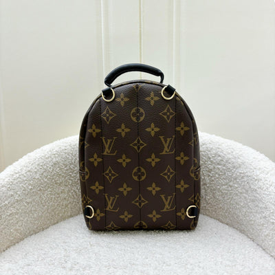 LV Palm Springs Mini Backpack in Monogram Canvas and GHW