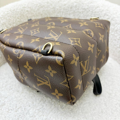 LV Palm Springs Mini Backpack in Monogram Canvas and GHW