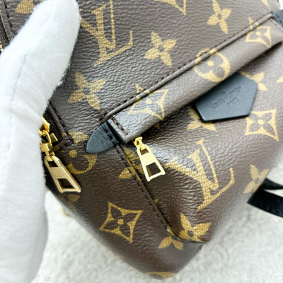 LV Palm Springs Mini Backpack in Monogram Canvas and GHW