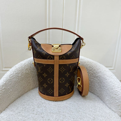 LV Duffle Top Handle Bag in Monogram Canvas and GHW