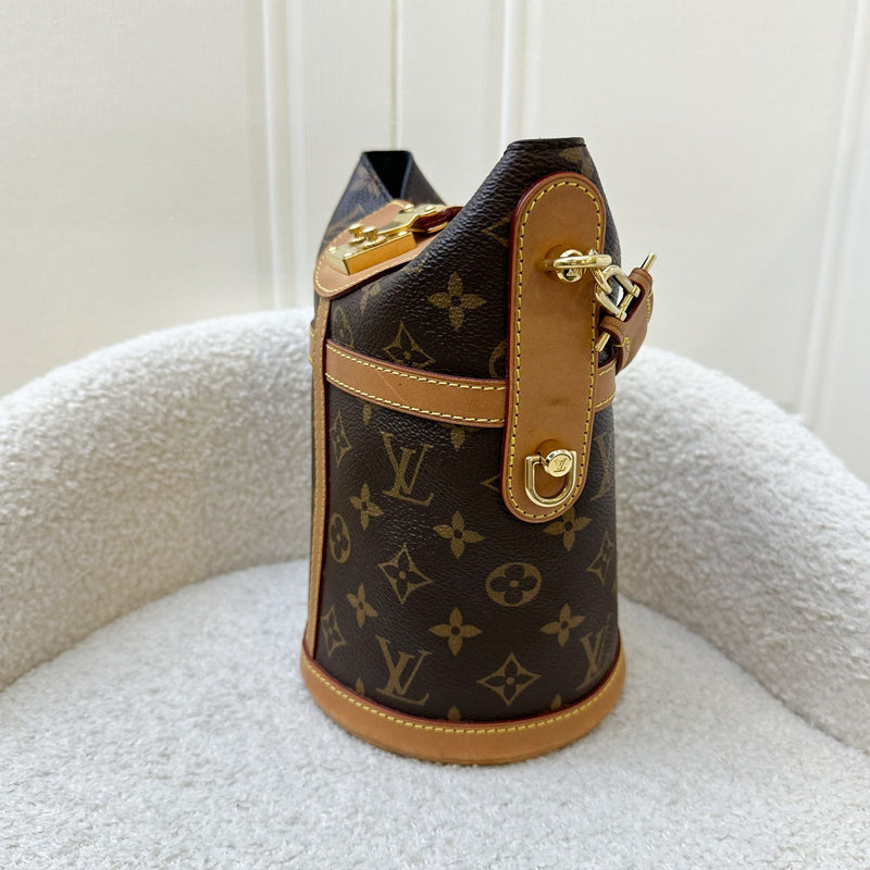 LV Duffle Top Handle Bag in Monogram Canvas and GHW