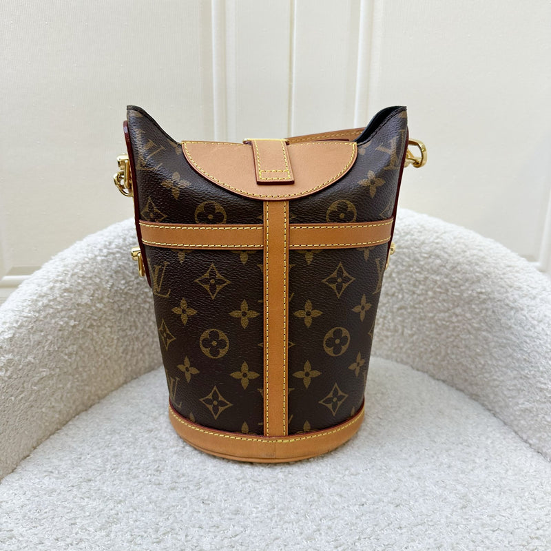 LV Duffle Top Handle Bag in Monogram Canvas and GHW