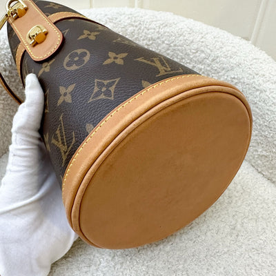 LV Duffle Top Handle Bag in Monogram Canvas and GHW