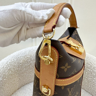 LV Duffle Top Handle Bag in Monogram Canvas and GHW