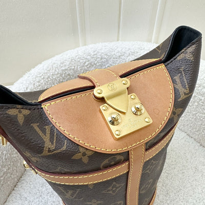 LV Duffle Top Handle Bag in Monogram Canvas and GHW