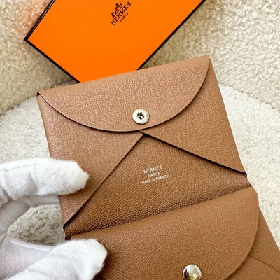 Hermes Calvi Duo in Quebracho Chevre Leather and PHW