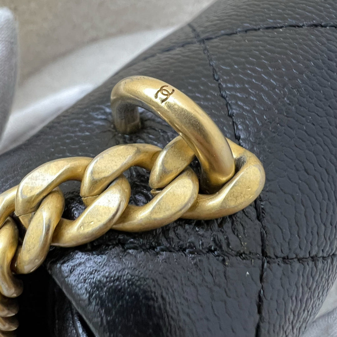 Chanel 24P Heart Adjustable Chain Small Medium 24cm Flap Bag in