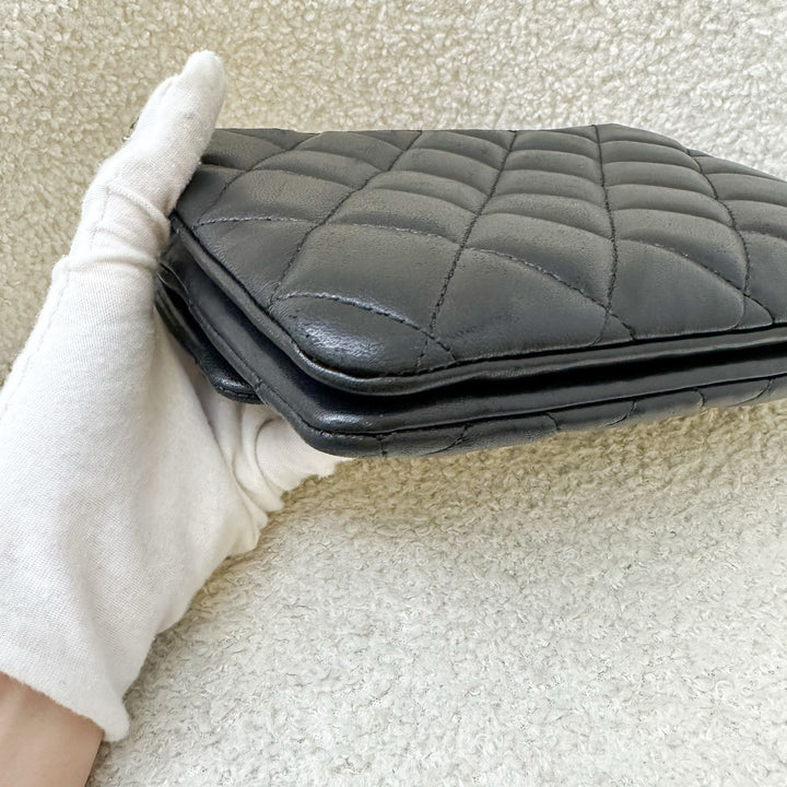 Chanel 14P Mini Crossbody Flap Bag with Zip Compartment in