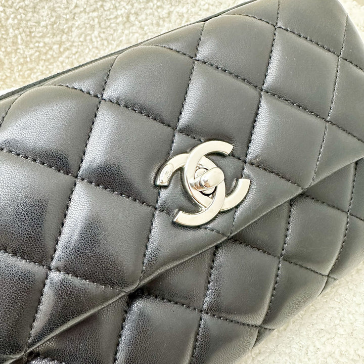 Chanel 14P Mini Crossbody Flap Bag with Zip Compartment in
