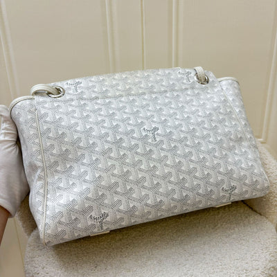 Goyard Rouette Souple PM in Blanc White Signature Canvas