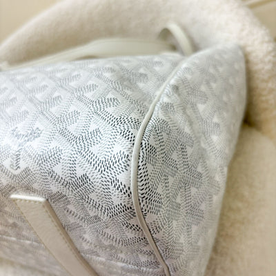 Goyard Rouette Souple PM in Blanc White Signature Canvas