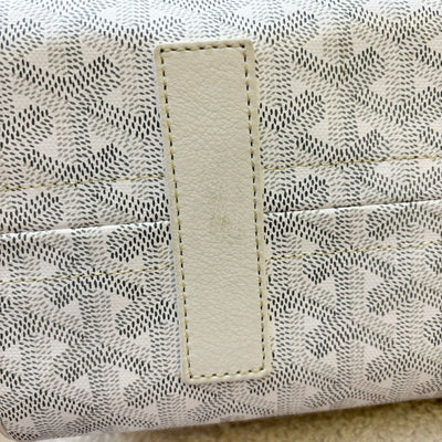 Goyard Rouette Souple PM in Blanc White Signature Canvas